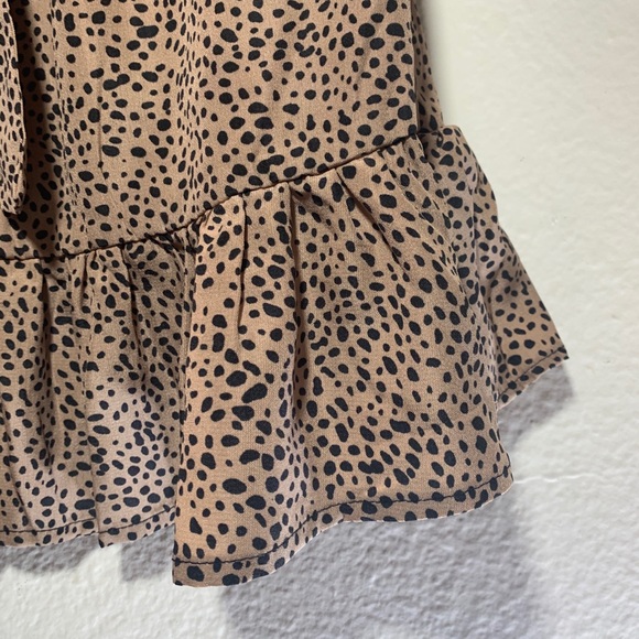 Small cheetah print skirt with bow front - Picture 9 of 10